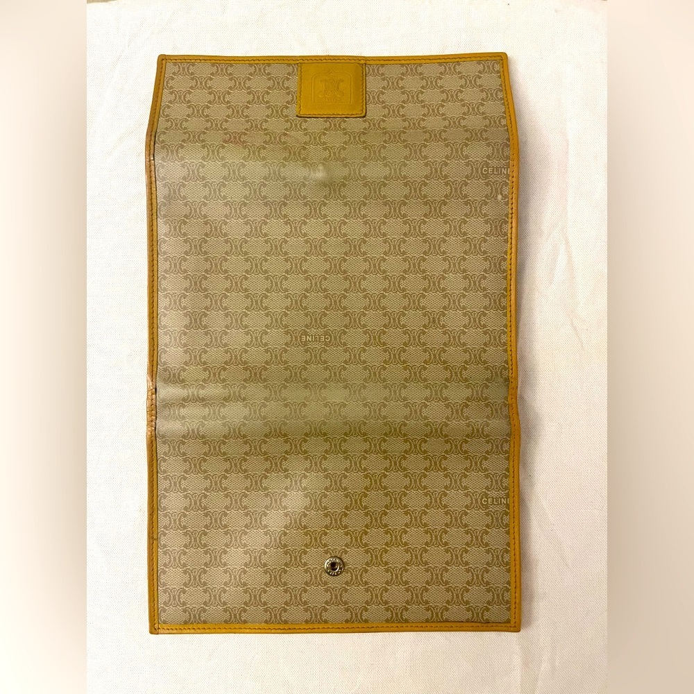 Celine Macadam Trifold Kiss Long Wallet ❤️ - Picture 10 of 12